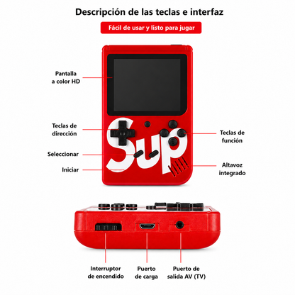 Consola Retro con 400 Juegos Clásicos